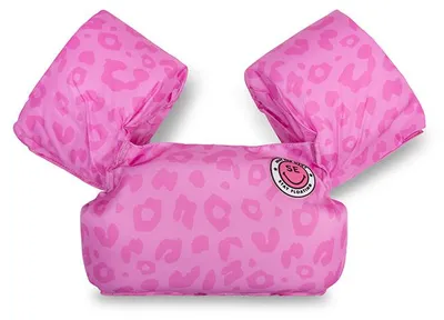 Image de Maillot de bain Puddle Jumper - Rose - Imprimé léopard - 2 à 6 ans