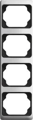 Produktbild von Busch-Jaeger Abdeckrahmen 4-fach Busch-Jaeger titan - alpha exclusive, 1 Stk.
