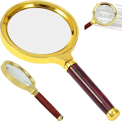 Immagine prodotto di Verk 09033 Lente di lettura 60 mm, ingrandimento 3 x oro