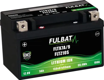 Obrázok produktu pre FULBAT Lítiová motobatéria FLTX7A/9-FLTZ10S 12V 5Ah 300A