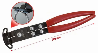 Obrázok produktu pre KS TOOLS Kliešte na hadicové spony 240 mm - 115.1185