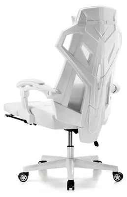 Obrázok produktu pre Herná stolička - Ergonomická kancelárska stolička - Pohodlná stolička - Sieťovaná opierka chrbta - Nastaviteľná výška sedadla