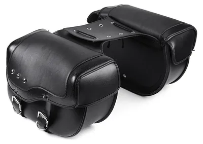 Image de Sacs de selle universels pour motos, adaptés au rangement d'outils et de bagages