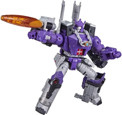 Imagen del producto de Figura Galvatron Kingdom Leader Class Transformers Articulada 18 cms