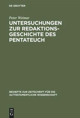 Produktbild von Untersuchungen zur Redaktionsgeschichte des Pentateuch
