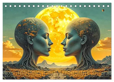 Produktbild von Bewusstseinsdialoge (Tischkalender 2027 DIN A5 quer), CALVENDO Monatskalender