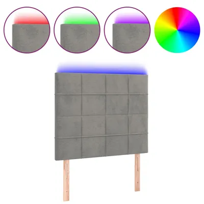 Produktbild von VidaXL 3122466, Hellgrau, Polyester, Holz, 1000 mm, 118 cm, 128 cm, 50 mm