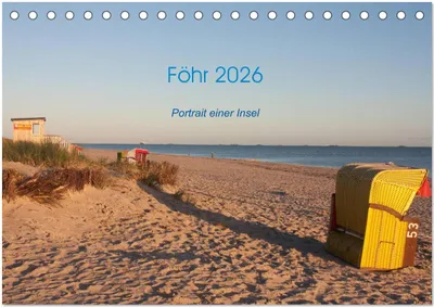 Produktbild von Föhr 2026. Porträt einer Insel (Tischkalender 2026 DIN A5 quer), CALVENDO Monatskalender