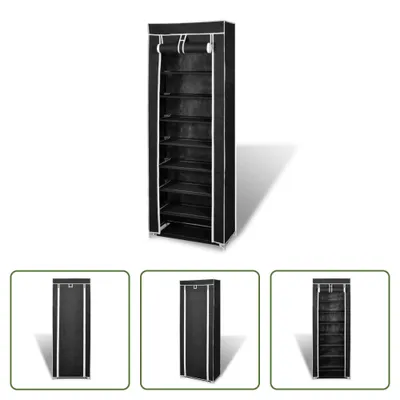 Image de Armoire à chaussures Étagère à chaussures 8 couches 57 x 29 x 162 cm