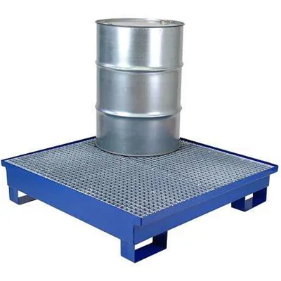 Zdjęcie produktu dla Wanna Wychwytowa Metalowa Na 4 Beczki 200L 120X120Cm