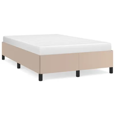 Produktbild von Möbel Bettgestell - Doppelbett - Cappuccino-Braun 120x200 cm Kunstleder - Polsterbett Klassische Betten CLORIS6503930