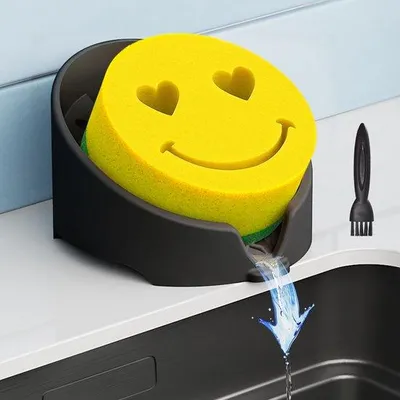 Produktbild von Silikon Sponshouder in Schwarz