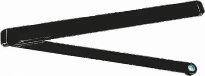 Image de Bras coulisse G.N pour TS 91/ 92/ 93 DORMAKABA - Noir - 64010019