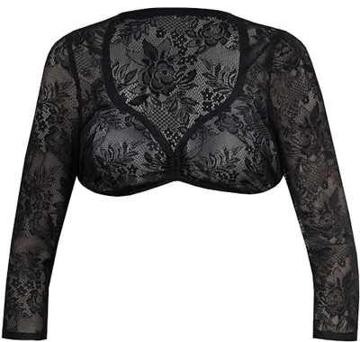 Produktbild von Dirndlbluse HERMINE-LAVINA schwarz Größe: 34