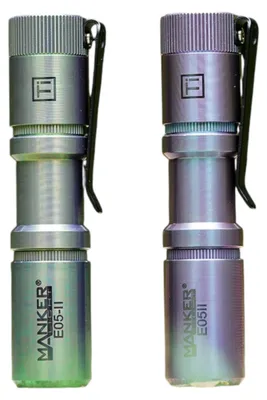 Produktbild von Manker E05 II TI MAO Pocket AA 14500 bis 1300 Lumen LED Taschenlampe farbe