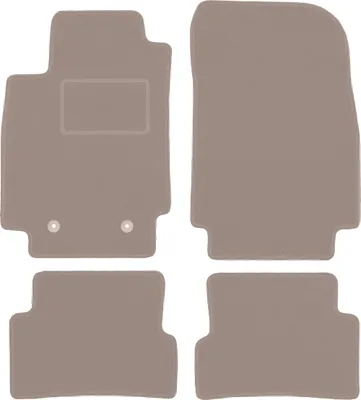 Produktbild von Velours-Autoteppiche für: Renault Captur SUV (2013-2019) Beige