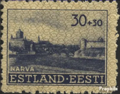 Produktbild von Briefmarken Estland (Dt.Bes.2.WK.) 1941 Mi 6 gestempelt Gebäude