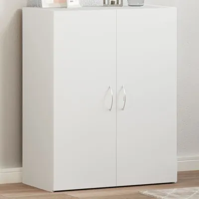 Produktbild von Möbel Aktenschrank Weiß 60x32x77,5 cm Holzwerkstoff - Aktenschränke 840765