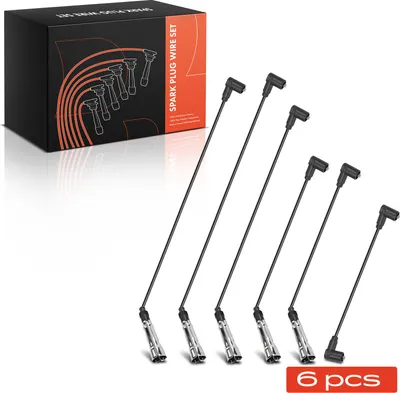 Immagine prodotto di Frankberg 6x set di cavi candela per Audi 200 Avant 447 448 Coupe 89 8B3 2.2L 1989-1992