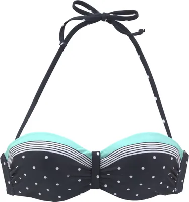 Produktbild von LASCANA Bandeau-Bikini-Top Monroe marine-türkis Größe 44 Cup D