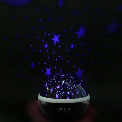 Produktbild von Projektor Sternenhimmel Nachtlicht LED 360°Projektionslampe Fernbedienung WasserwellenParty Spielzeug Rotierend Lampe Kinder Baby Farbwechsel Retoo