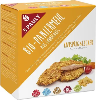 Produktbild von 3 Pauly Paniermehl aus Cornflakes 175g