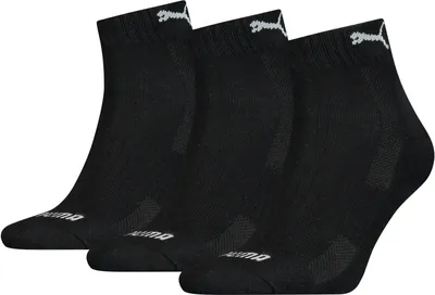 Produktbild von Puma Cushioned Quarter Socke - Schwarz/Weiß - 2.5-5
