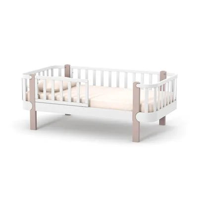 Immagine prodotto di Letto Veres Monaco 160 in legno di faggio (160x80 cm) bianco cappuccino