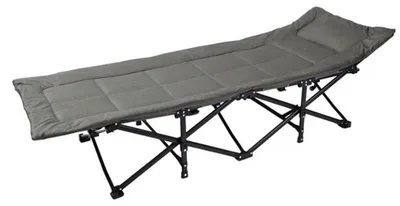 Obrázok produktu pre eCa AR05SZ Skladacie turistické lehátko 187 × 68 cm, 120 kg, sivé