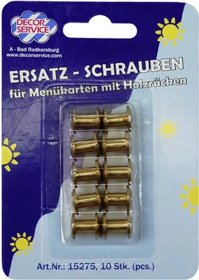 Produktbild von 10x Ersatzschrauben für Speisekarten Ø10mm