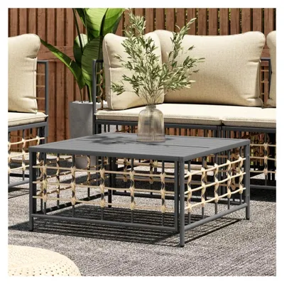 Produktbild von Gartentisch Anthrazit 70x70x34 cm