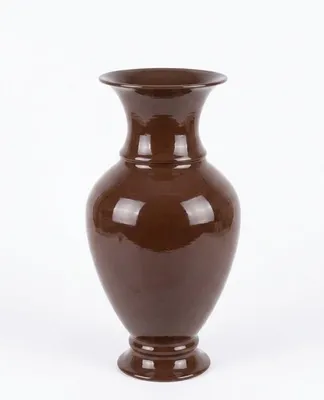 Immagine prodotto di Vaso metallico Mondex, Roger, 17x21,5x41 cm, color marrone cioccolato, 1 pezzo