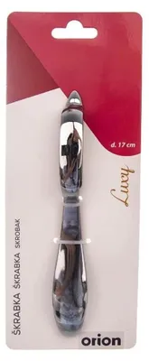 Obrázok produktu pre Škrabka na ovocie a zeleninu – vertikálna kovová škrabka – 17 cm – čepeľ 4 cm