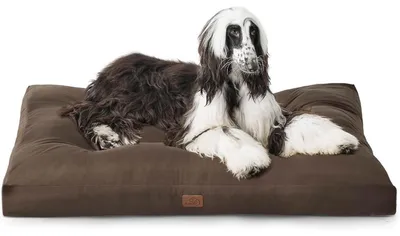 Produktbild von Hundekissen XXL 120x90cm braun 10cm Höhe waschbar gepolstert Oxford-Gewebe