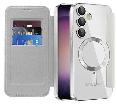 Obrázek produktu pro Techsuit – pouzdro SmartMag Book pro Samsung Galaxy S23 – šedé