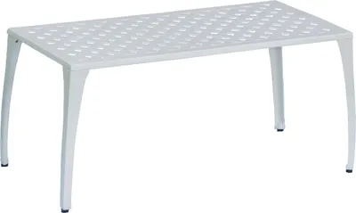 Produktbild von Inko Gartentisch Eden Alu-Guss weiß 90x46x44 cm Tisch Terrassentisch
