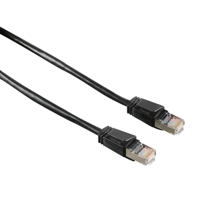 Image de HAMA Câble réseau CAT5e STP noir 1,5m