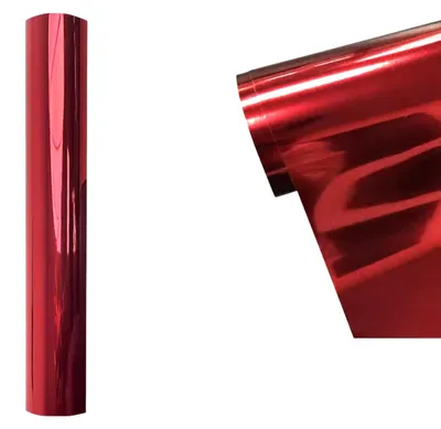 Obrázek produktu pro Folie pro plotrování, rozměry 30,5 x 183 cm, barva: metalická červená, materiál: PVC, kompatibilní s plotrovacími stroji, snadné odstraňování a přenos