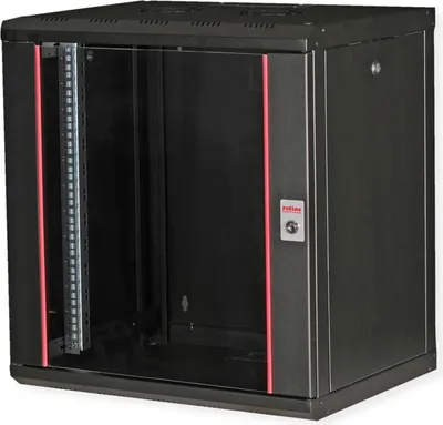 Produktbild von ROLINE 19-Zoll Wandgehäuse Pro 12 HE, 600x450 BxT schwarz