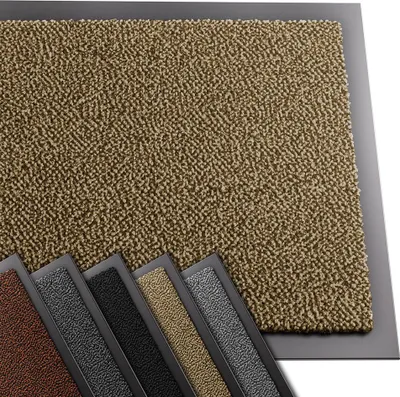 Produktbild von VOUNOT® Rutschfest Fußmatte Schmutzfangmatte, Läufer Flur dünn Beige 40x60cm