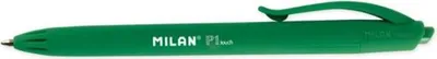 Zdjęcie produktu dla Milan P1, Spinacz, Przyciskany długopis, Zielony, 25 szt., Średni