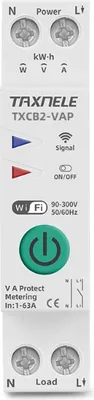 Produktbild von Inteligentny wyłącznik z pomiarem mocy - 16A, Tuya, ZigBee