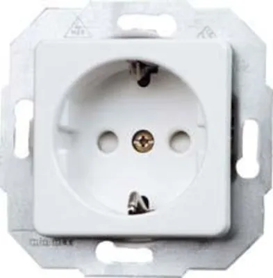 Produktbild von Kopp 117913080, CEE 7/3, CEE 7/4, Weiß, 250 V, 16 A