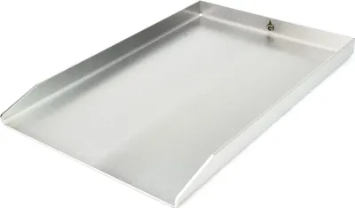 Image de Plaque de cuisson en acier inoxydable | Plancha 49x32,5cm - convient pour Weber Genesis I | 4mm massif