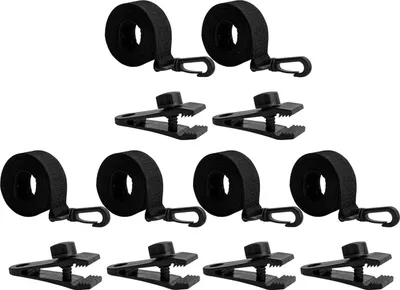 Produktbild von Befestigungssatz für Poolabdeckungsrollen, universelle Gurt- und Clips für Solarabdeckungen für Pools, verstellbares Befestigungsset für Solardecken mit Gurt- und Clipsverschlüssen für eingebaute Pools
