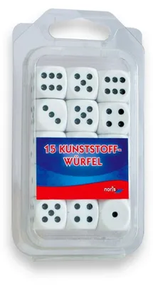 Image de 15 cubes oculaires en plastique blanc