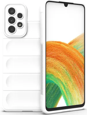 Produktbild von Samsung A33 5G Hülle, Weich TPU Silikon Stossfest Anti-rutsch Schutzhülle für Samsung Galaxy A33 5G Weiß