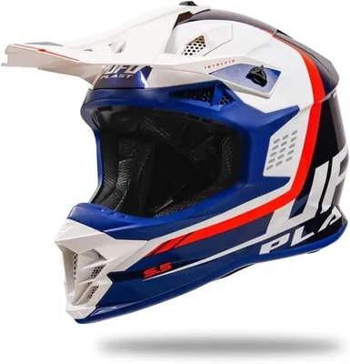 Produktbild von Intrepid Helm in Blau und Weiß, Größe XL