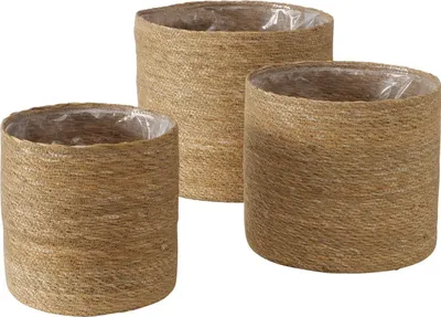 Produktbild von Blumentopf, Seegras, SOPHY, 3er-Set