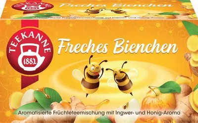 Produktbild von Früchtetee Freches Bienchen, 18 Portionsbeutel à 2,25 g